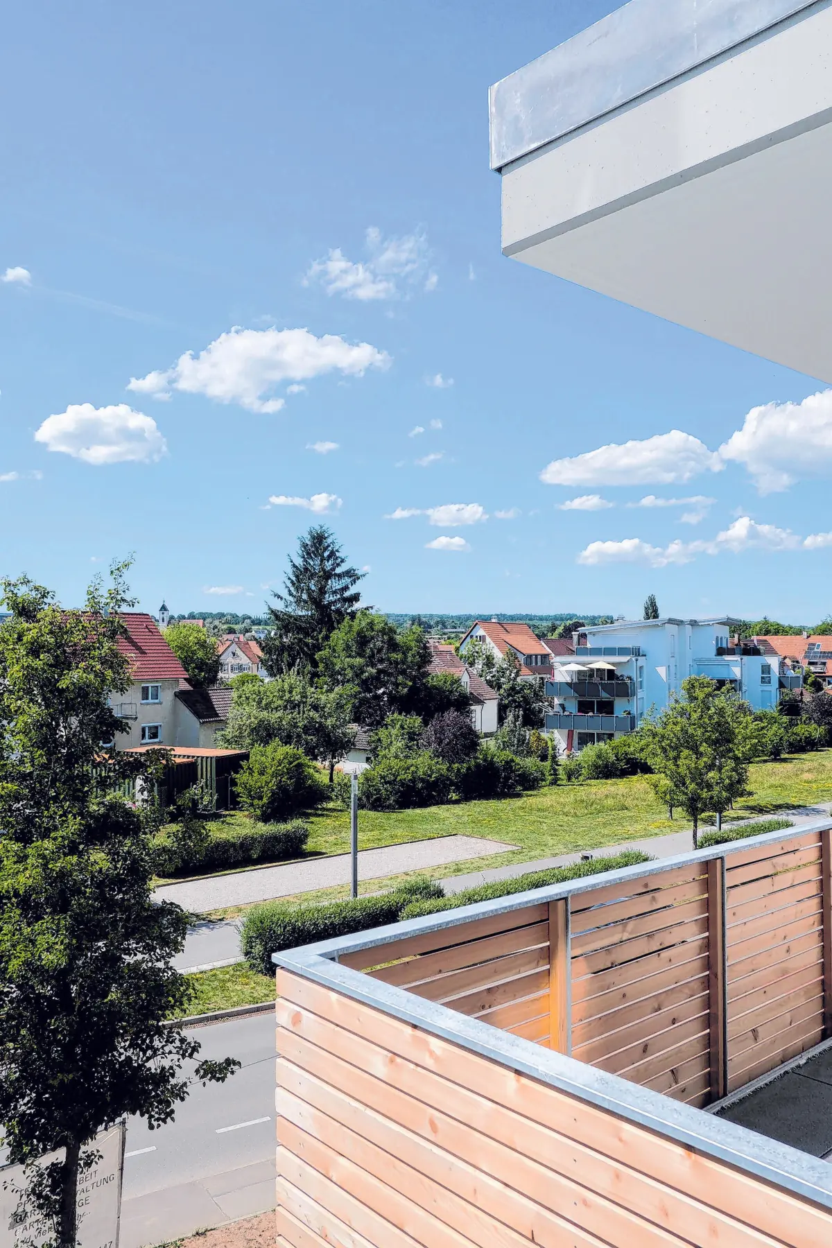 Ein schöner Blick ins Blaue.