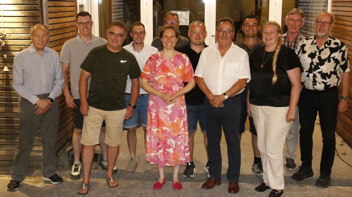 Vorstand CDU-Gemeindeverband Limpurger Land mit Isabell Rathgeb. Hauptversammlung am 18.6.2026