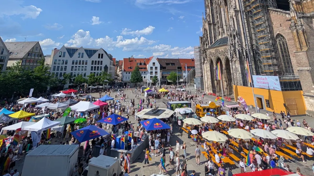 Ein Blick auf das Spektakel.