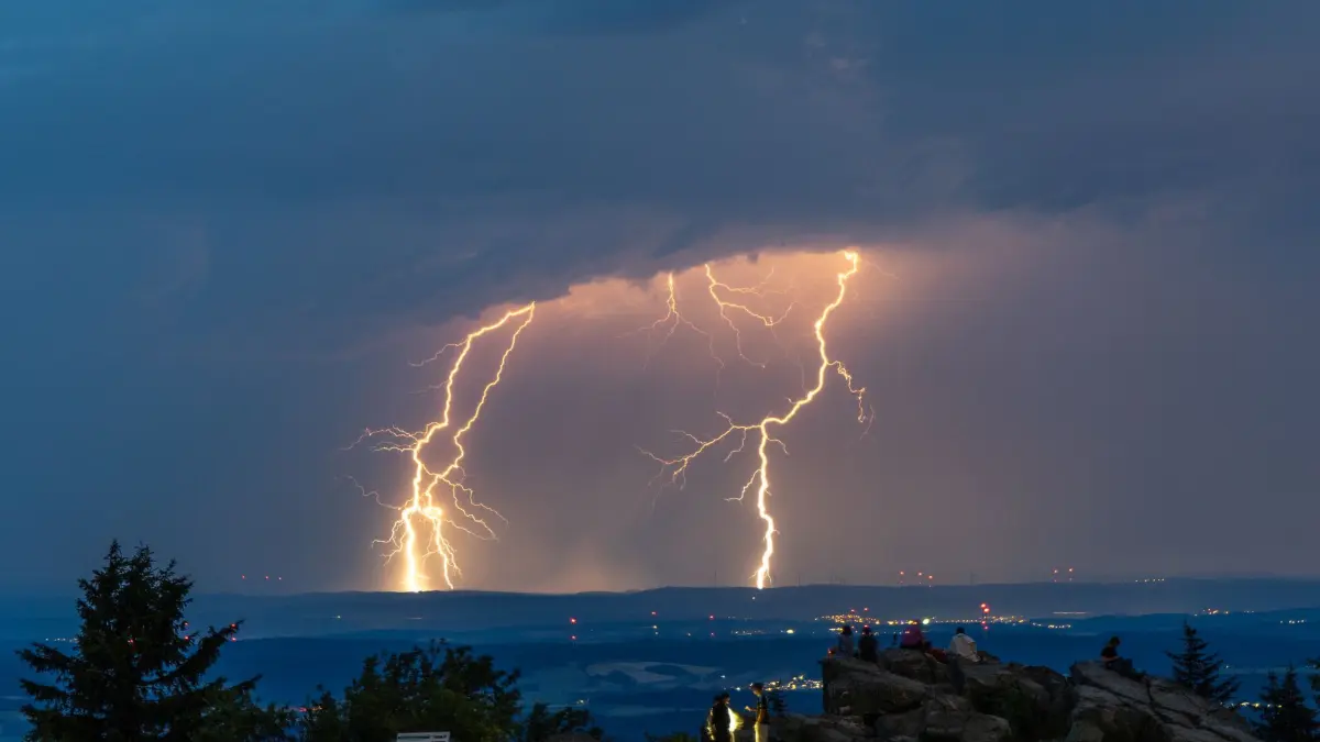 Gewitter in Hessen