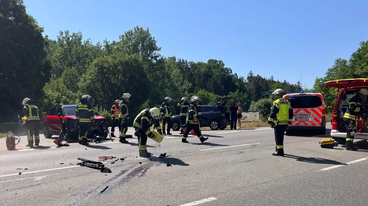 Unfall Haigerloch Stetten B 463