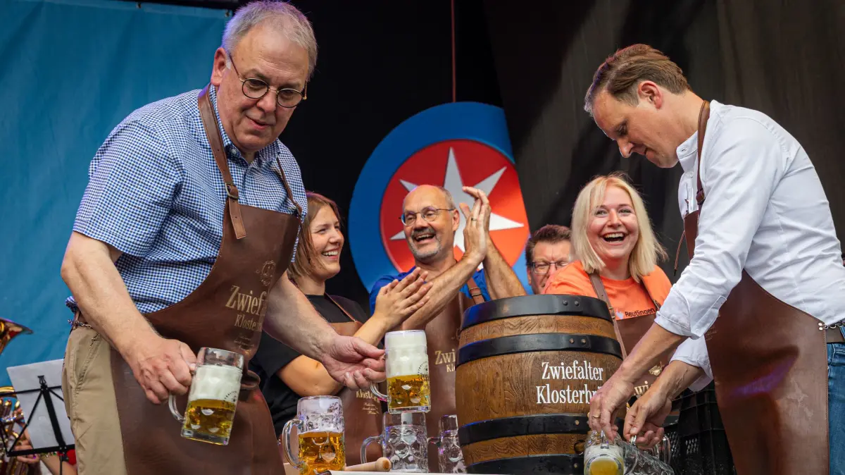 Reutlingen Stadtfest 2026, 19. und 20. Juni 2026, Innenstadt Party Menschen Altstadt feiern
