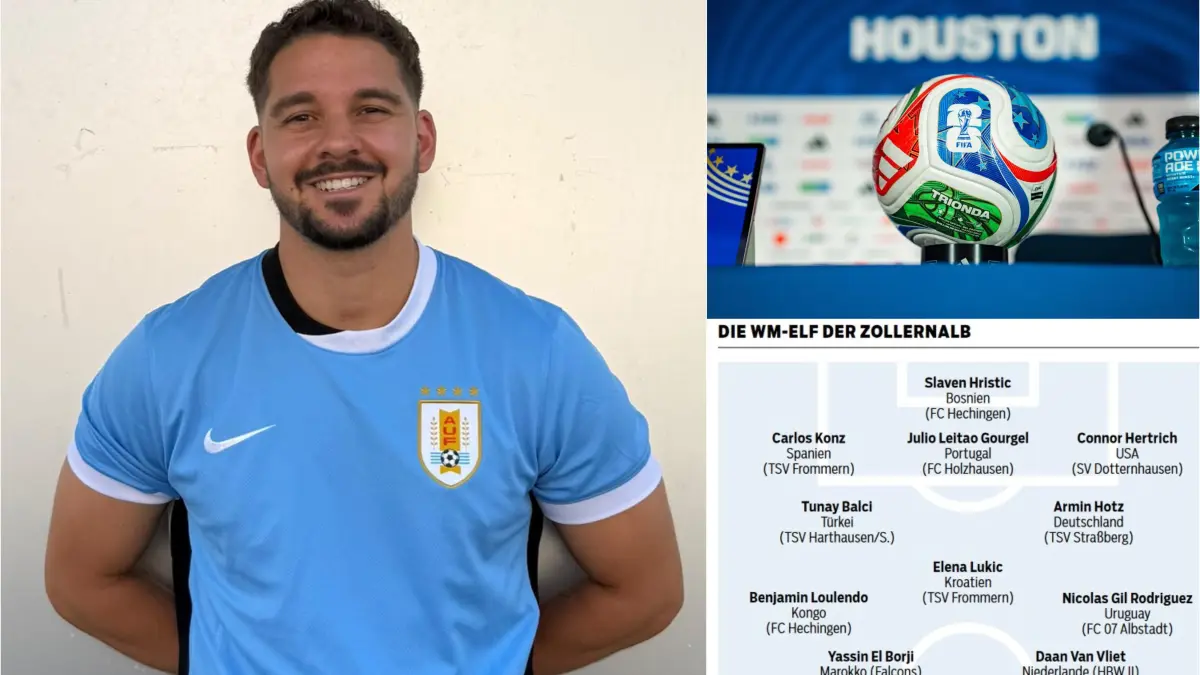 Heute stellen wir in unserer WM-Serie stellen wir Nicolas Rodriguez vom FC 07 Albstadt vor. Mit familiären Wurzeln in Uruguay blickt er auf die Weltmeisterschaft aus einer ganz besonderen Perspektive und hat bei unseren WM-Fragen klare Antworten parat.