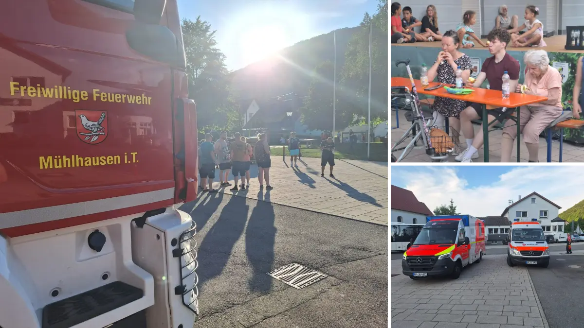 Banges Warten: Wegen Explosionsgefahr mussten am Montag etliche Anwohner im Kreis Göppingen ihre Wohnungen verlassen.