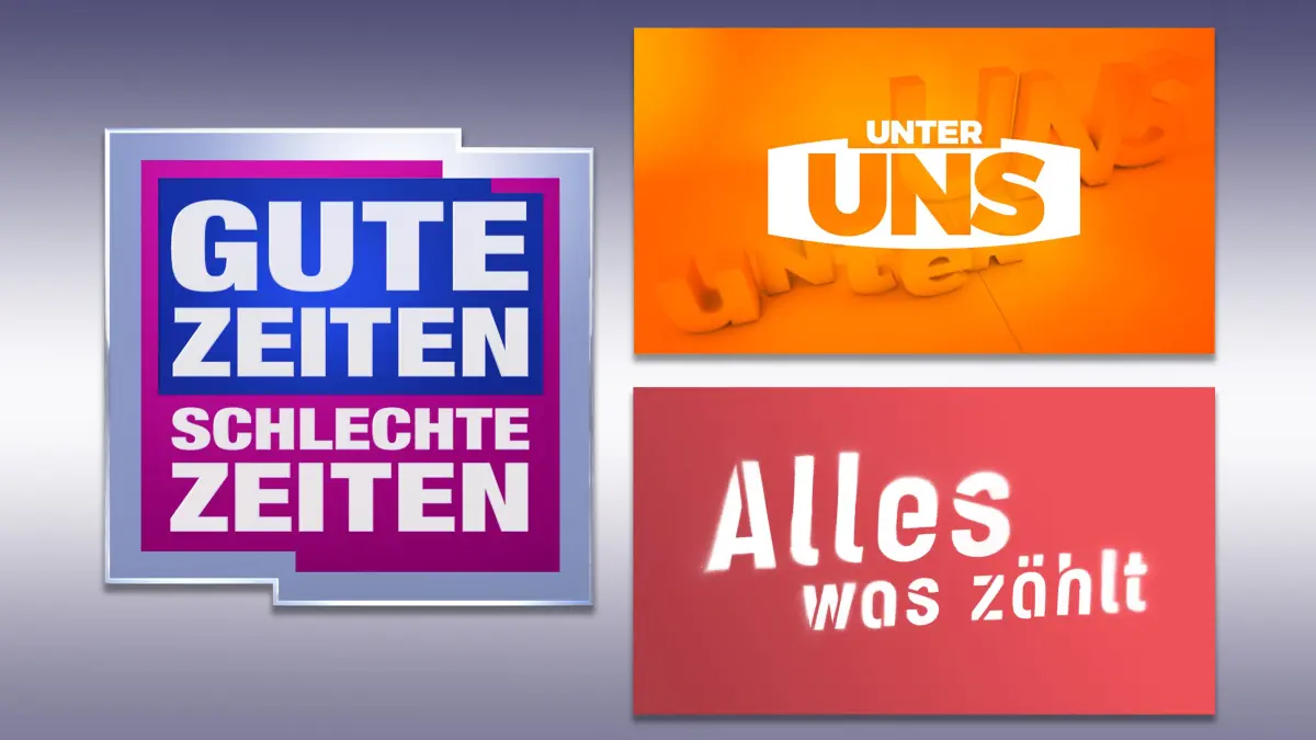 "Gute Zeiten, schlechte Zeiten", "Alles was zählt" und "Unter uns" gehören zu den beliebtesten Serien im deutschen TV.