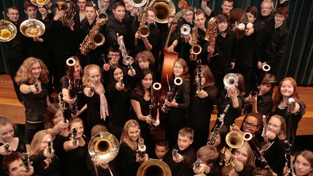 Das Jugendblasorchester der Tübinger Musikschule