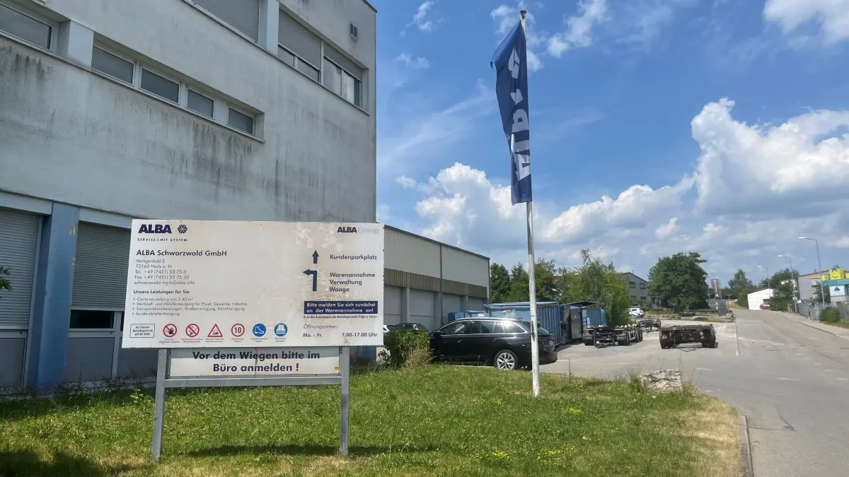 Die Firma Alba schließt den Standort in Horb Ende Juni. Dann, schreibt das Unternehmen, "können an diesem Standort keine Leistungen mehr erbracht werden."