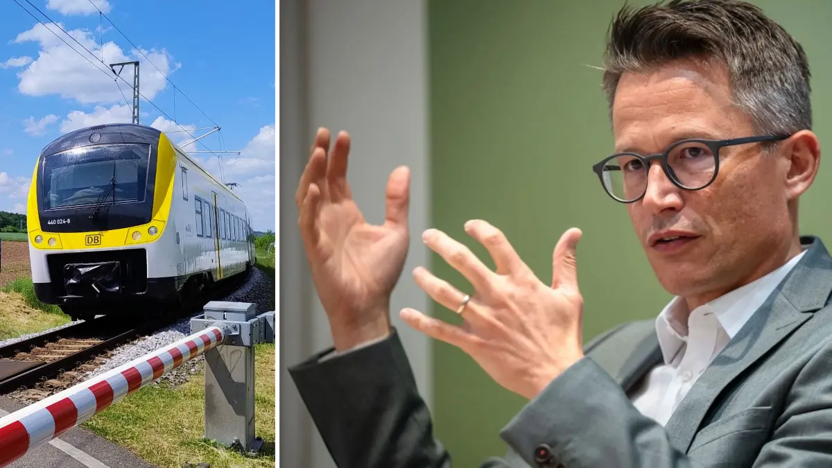 Im Ärger mit der Ammertalbahn – der Tübinger Landrat Hendrik Bednarz ist stinksauer: "Der Vertrauensverlust ist gewaltig."