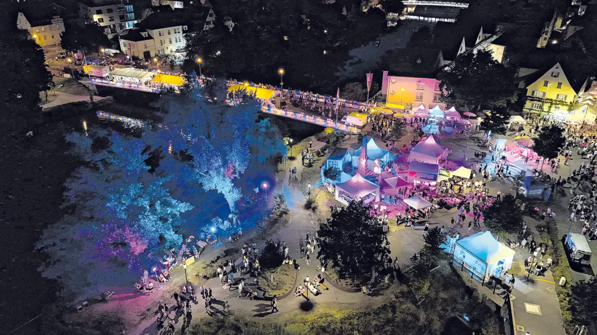 Neckarfest bei Nacht⇥Honorarfrei/WTG