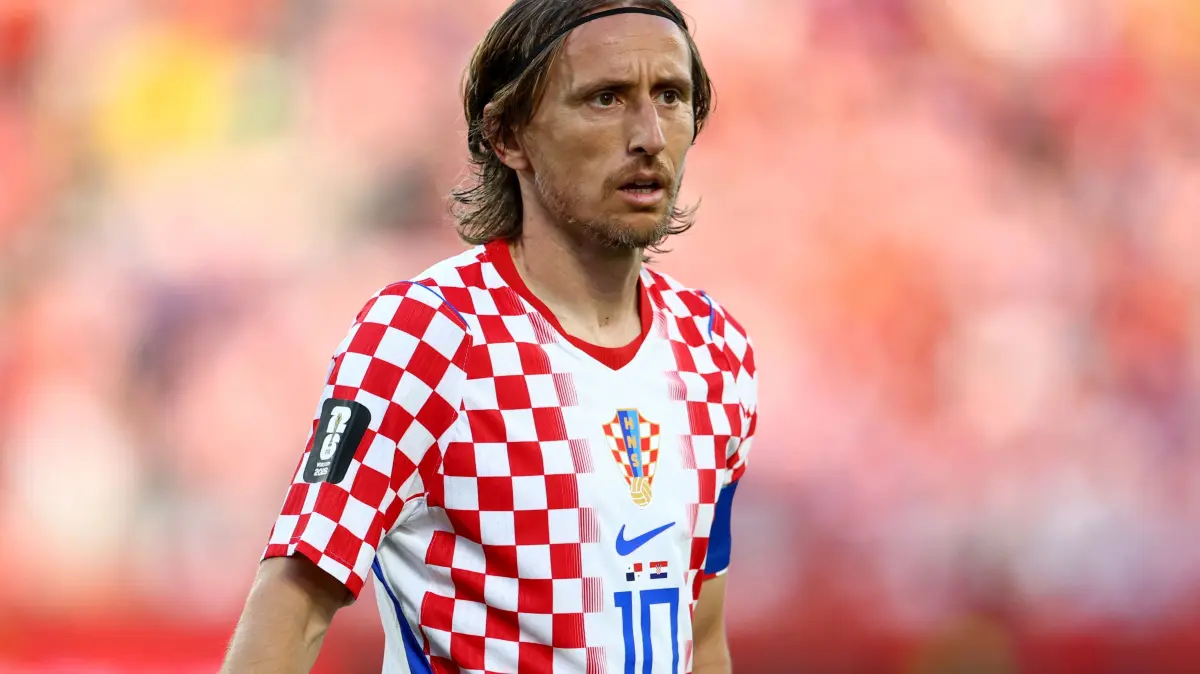 Panama v Croatia: Group L - FIFA World Cup 2026: TORONTO, ONTARIO - JUNE 23: Luka Modric #10 of Croatia looks on during the FIFA World Cup 2026 Group L match between Panama and Croatia at Toronto Stadium on June 23, 2026 in Toronto, Ontario. Robert Cianflone/Getty Images/AFP (Photo by ROBERT CIANFLONE / GETTY IMAGES NORTH AMERICA / Getty Images via AFP)