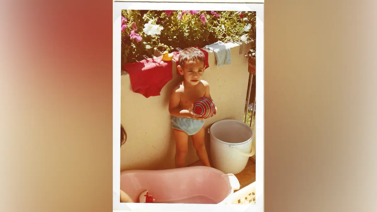 Magdi als Kind im Sommer 1969