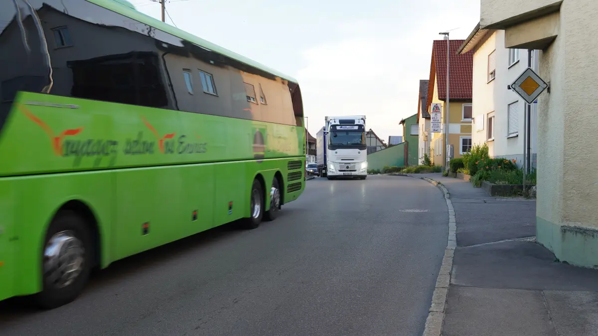 Nellingen - Schwerlastverkehr Türkheimer Straße