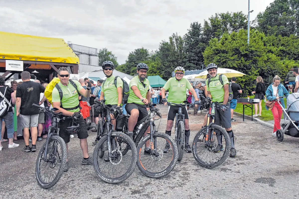 Viele Gäste verbinden das Ulrichsfest traditionell mit einer Radtour.