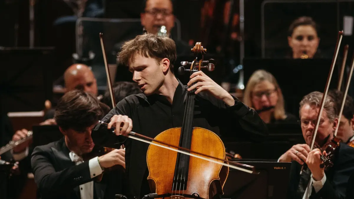 Der 23-jährige Lionel Martin am 25. Mai bei seinem Finalauftritt in der Brüsseler Salle Henry Le Boeuf mit dem Belgian National Orchestra unter Antony Hermus