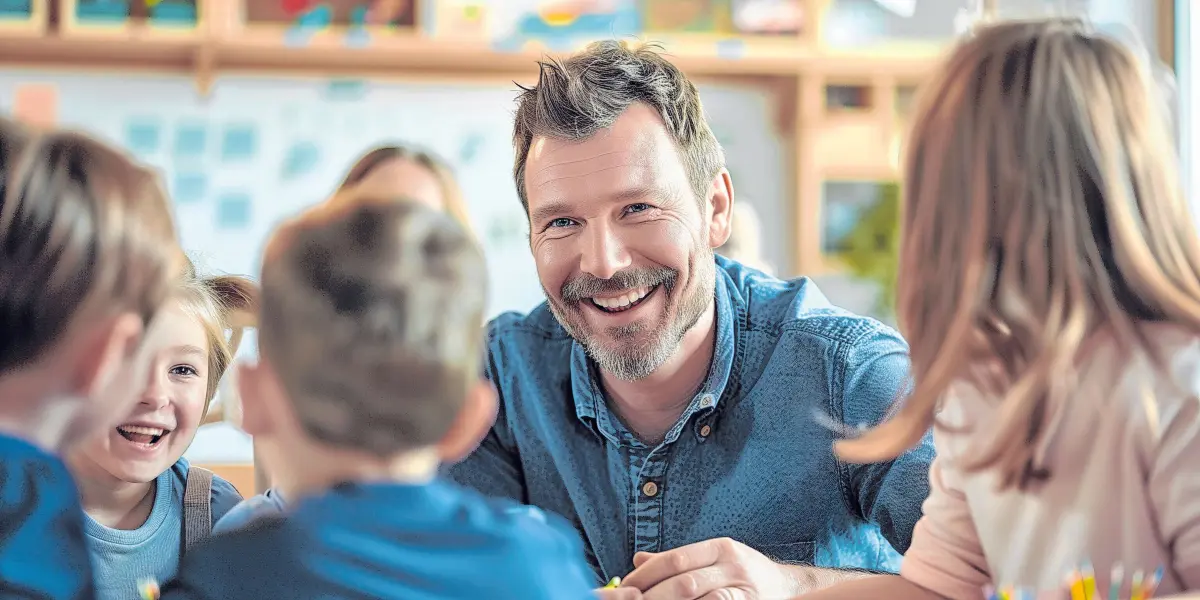 Pädagogen begleiten und fördern Kinder.⇥Foto: stockmotion
