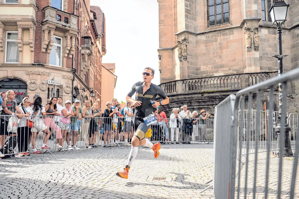 Mey Generalbau Triathlon Tübingen 2025.⇥Silas Stein