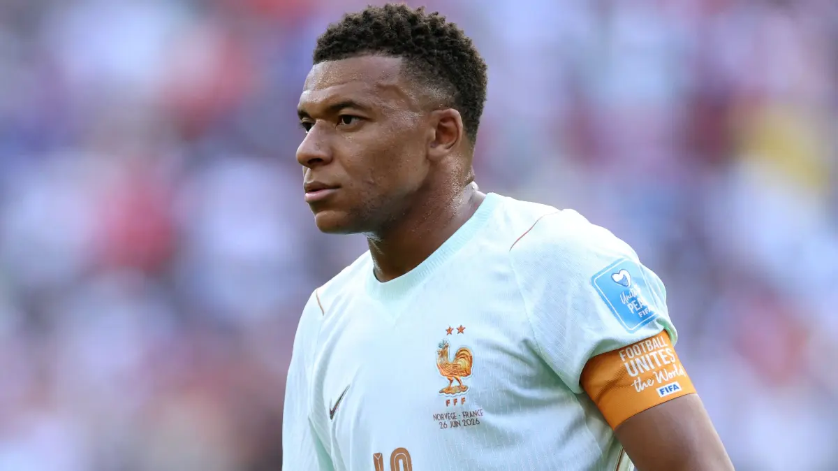 Norway v France: Group I - FIFA World Cup 2026: FOXBOROUGH, MASSACHUSETTS - JUNE 26: Kylian Mbappe #10 of France during the FIFA World Cup 2026 Group I match between Norway and France at Boston Stadium on June 26, 2026 in Foxborough, Massachusetts. Justin Setterfield/Getty Images/AFP (Photo by Justin Setterfield / GETTY IMAGES NORTH AMERICA / Getty Images via AFP)