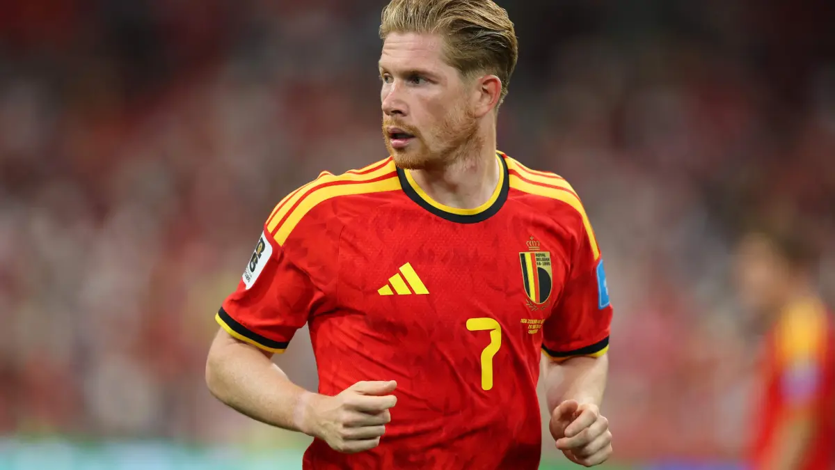 New Zealand v Belgium: Group G - FIFA World Cup 2026: VANCOUVER, BRITISH COLUMBIA - JUNE 26: Kevin De Bruyne #7 of Belgium during the FIFA World Cup 2026 Group G match between New Zealand and Belgium at BC Place Vancouver on June 26, 2026 in Vancouver, British Columbia. Alex Grimm/Getty Images/AFP (Photo by ALEX GRIMM / GETTY IMAGES NORTH AMERICA / Getty Images via AFP)