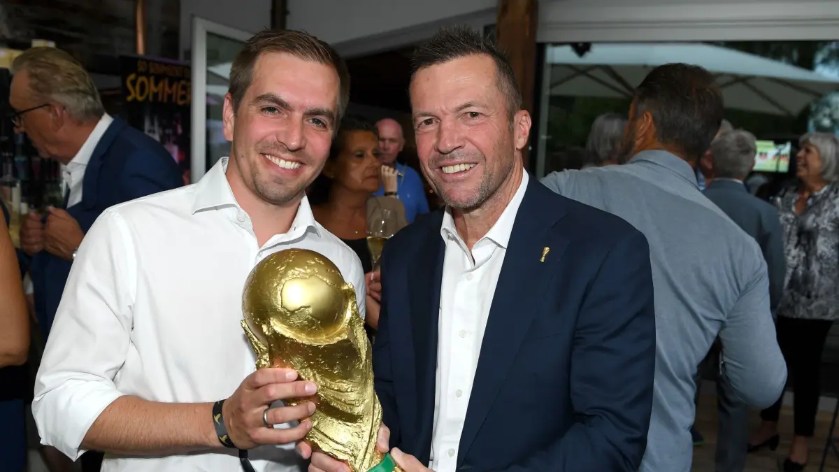 Philipp Lahm und Lothar Matthäus