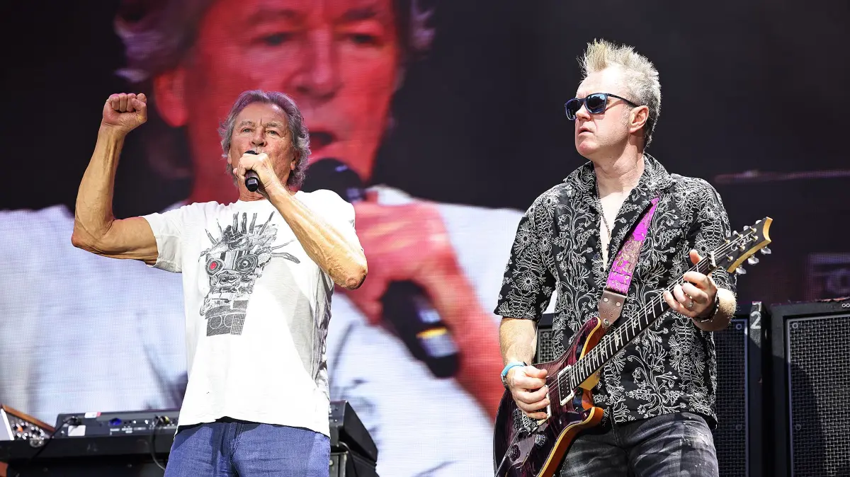 Eine Rocklegende und ein Nachfolger: Ian Gillan (links und Simon McBride.