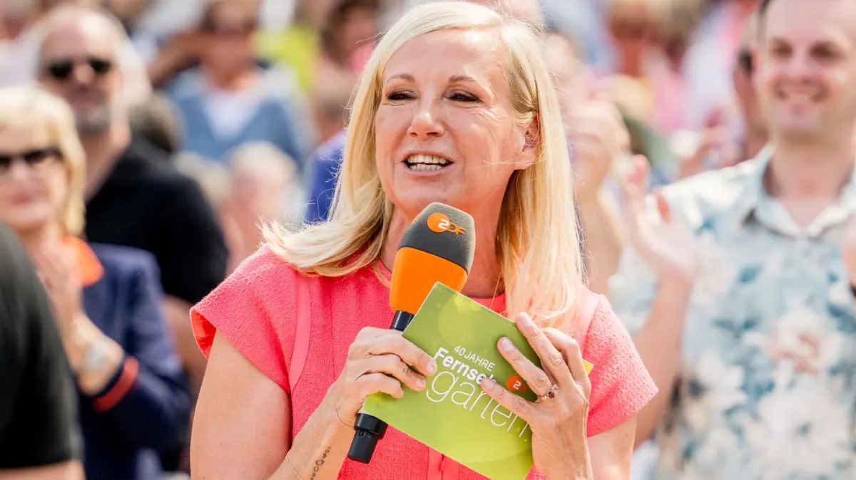Andrea Kiewel muss am 9. August Platz für Giovanni Zarrella machen.