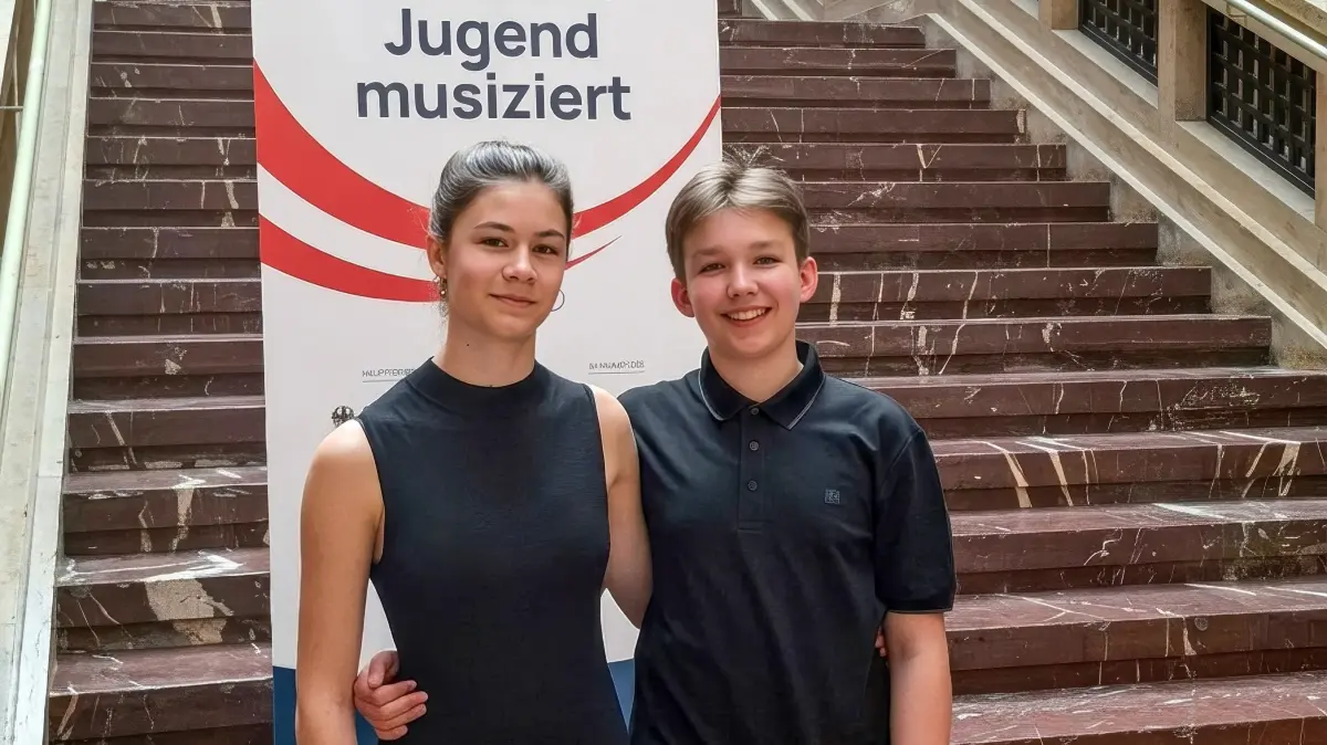Viktoria Höck und Finees Giakoustidis
