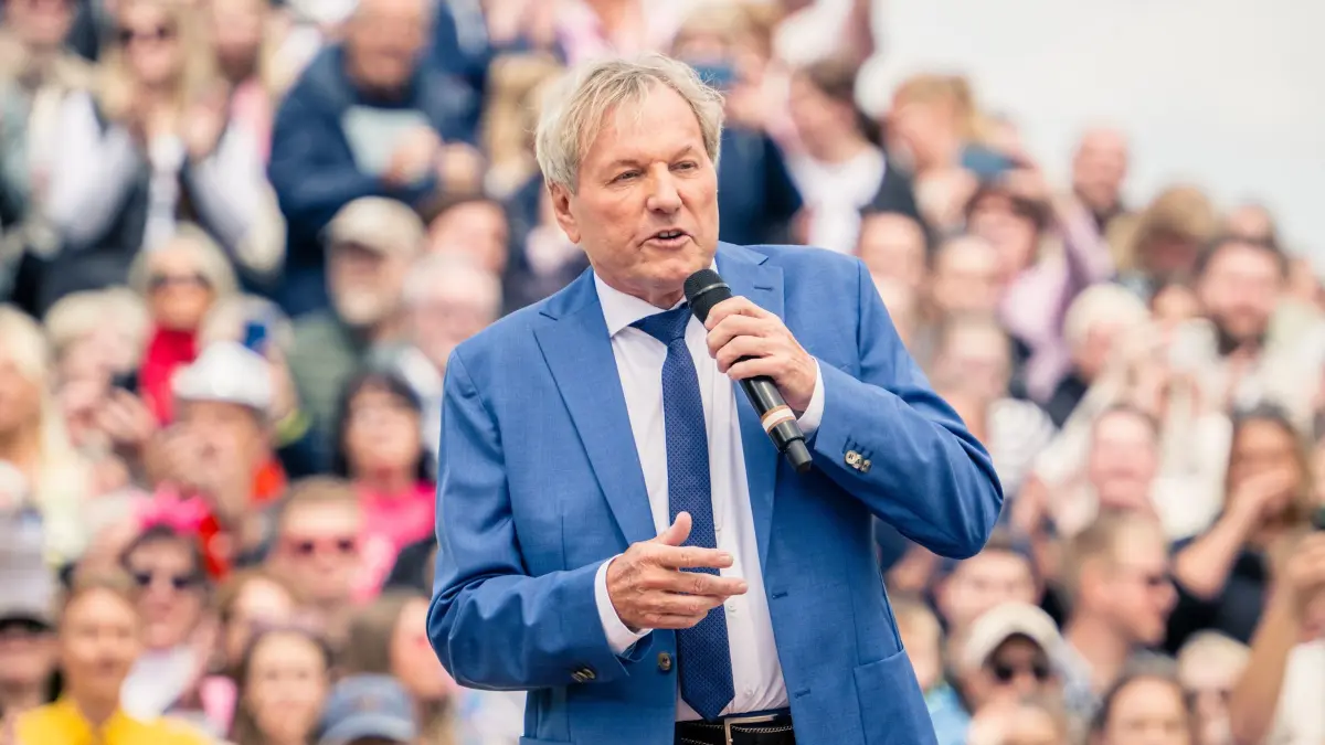 Bernhard Brink ist Rekord-Gast im ZDF-Fernsehgarten.
