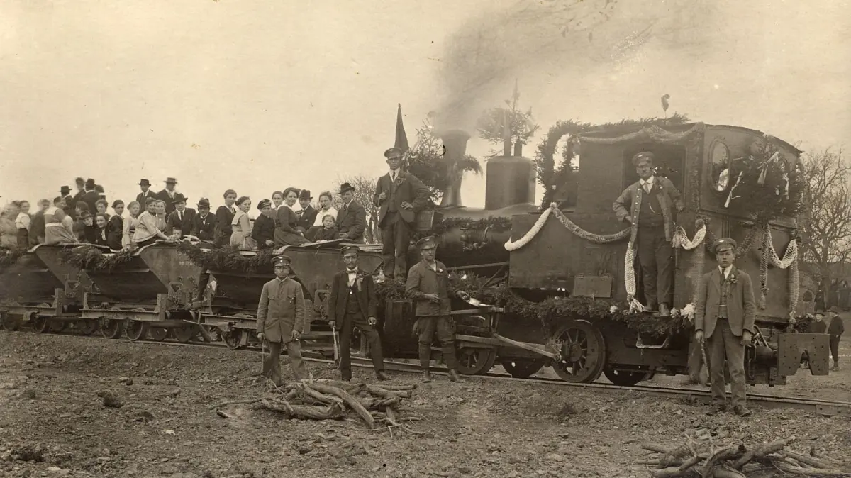 Boller Bahn Historie Einweihung der Strecke