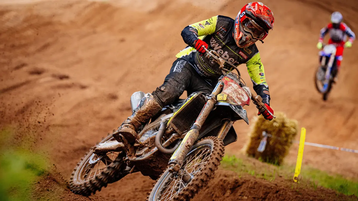ADAC MX Masters 2026 , ADAC MX Mastersn in Bitche (F) Maximilian Nagl ( Deutschland / Triumph / DÖRR MOTORSPORT TRIUMPH RACING ) beim ADAC MX Masters