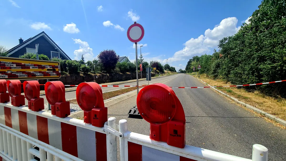Sperrung Ofterdingen Dettingen
