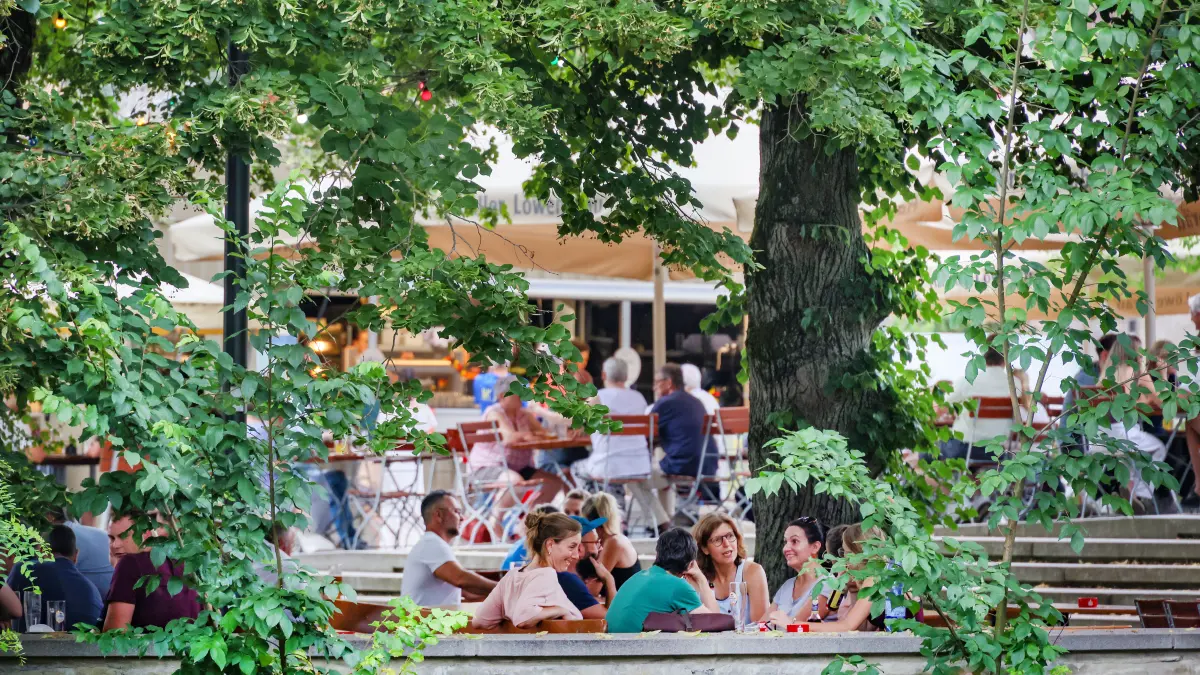 Biergarten Unterwöhrd - Konflikt wegen Public Viewing mit den Freilichtspielen Schwäbisch Hall