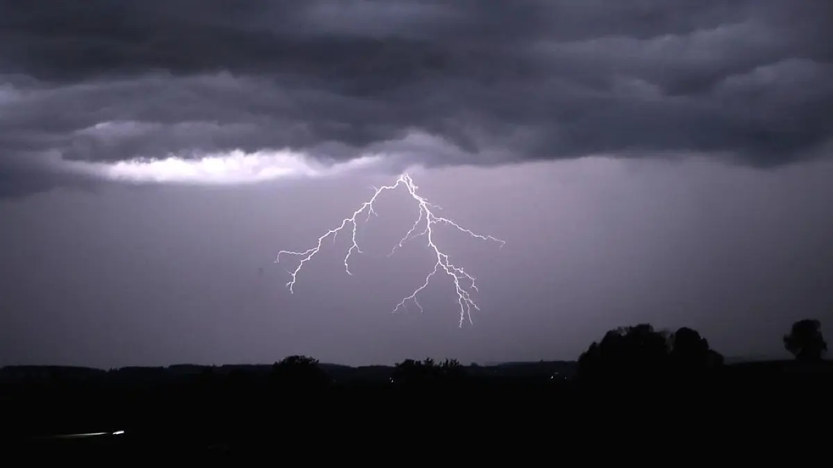 Gewitter in Bayern