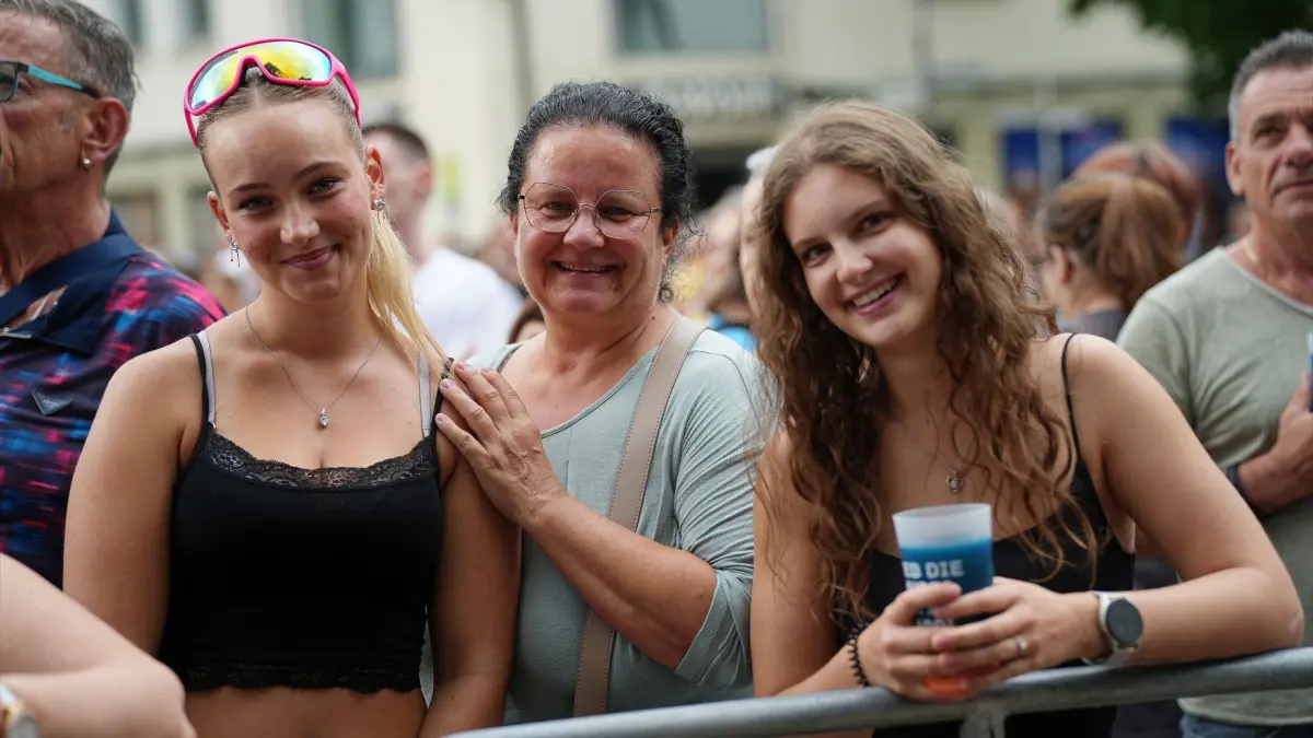 Gute Laune beim Konzert