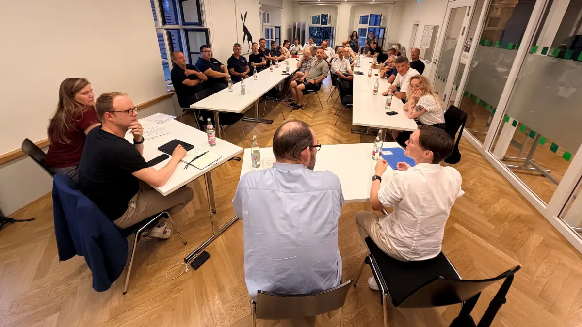 Gut besucht: Das Expertengespräch zum Bevölkerungsschutz mit MdB Marcel Emmerich (Grüne) in der Oberschaffnei.