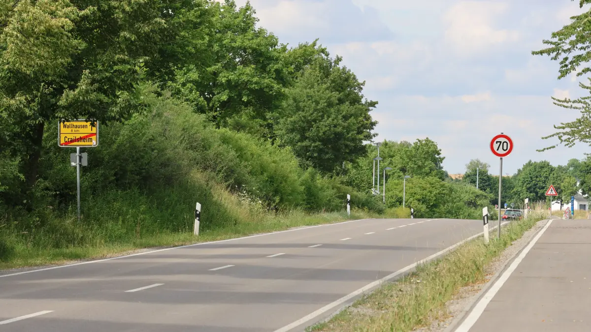 Am Ortsausgang Richtung Syntegon gilt auf der B290 nun Tempo 70.
