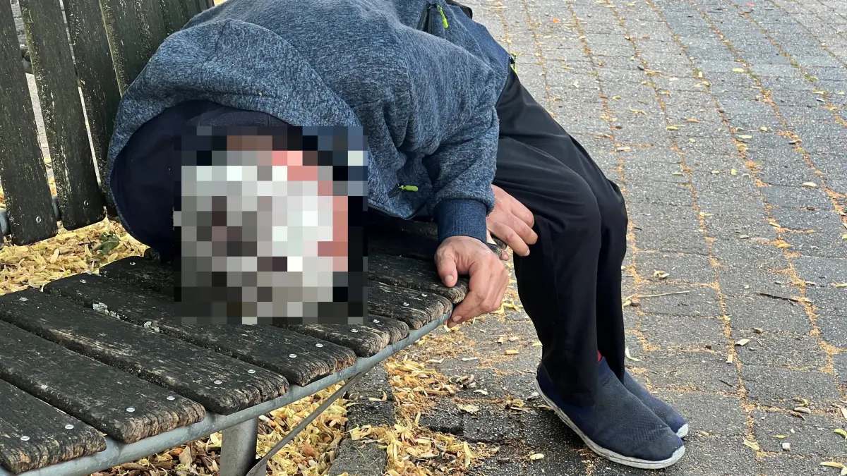 Alkoholexzess auf dem Berliner Platz