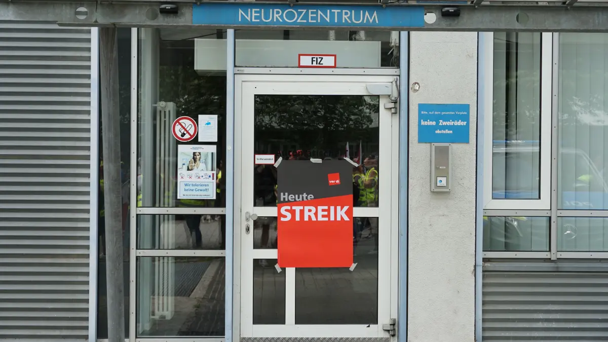 Die Uniklinik Freiburg wird erneut bestreikt.