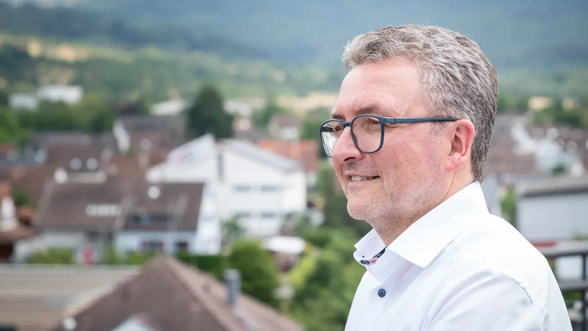Michael Bulander, 30. Juni 2026, Dachterrasse Rathaus Mössingen