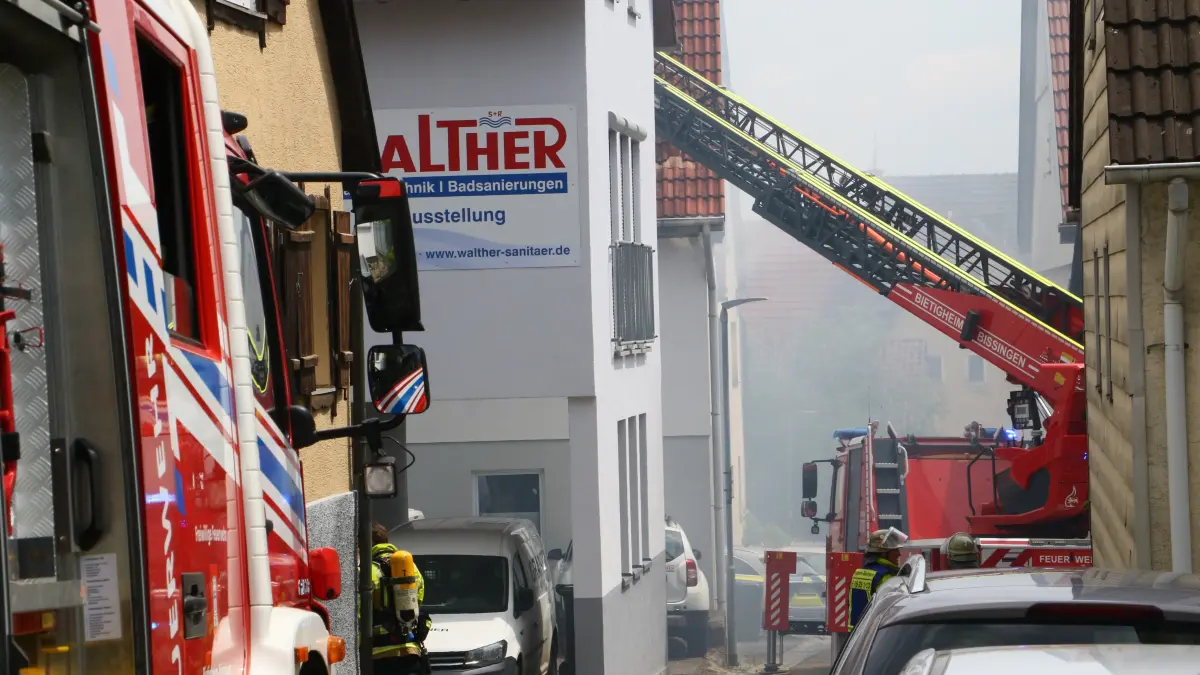 Brand in Kleiningersheim