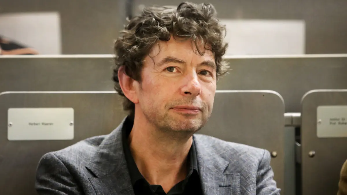 Prof. Christian Drosten Neue Aula Virologe Auszeichnung Rede des Jahres Allgemeine Rhetorik
