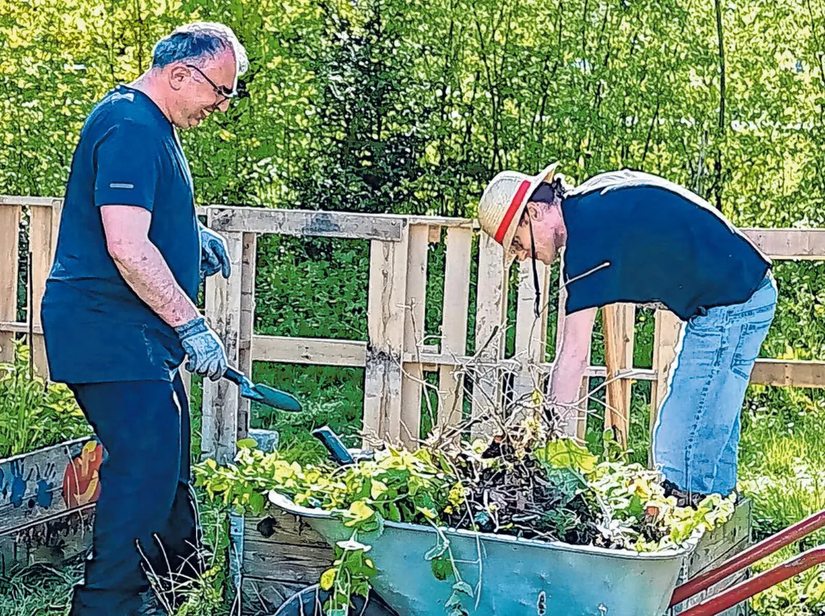 Gärtnern verbindet. ⇥Foto: privat