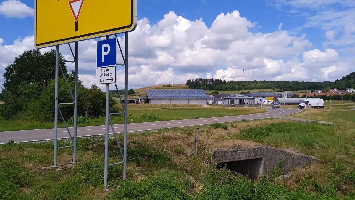 Sperrung Salmendingen Melchingen bis September