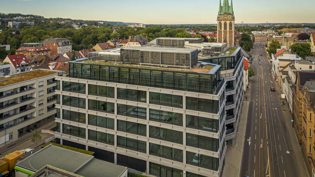 Es war den Planern wichtig, die Lage in der City zu berücksichtigen.