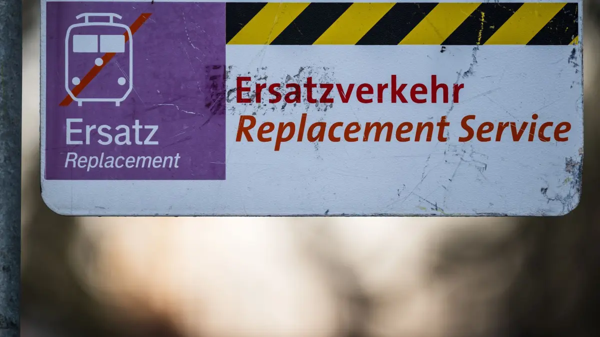Schienenersatzverkehr bei der Erzgebirgsbahn