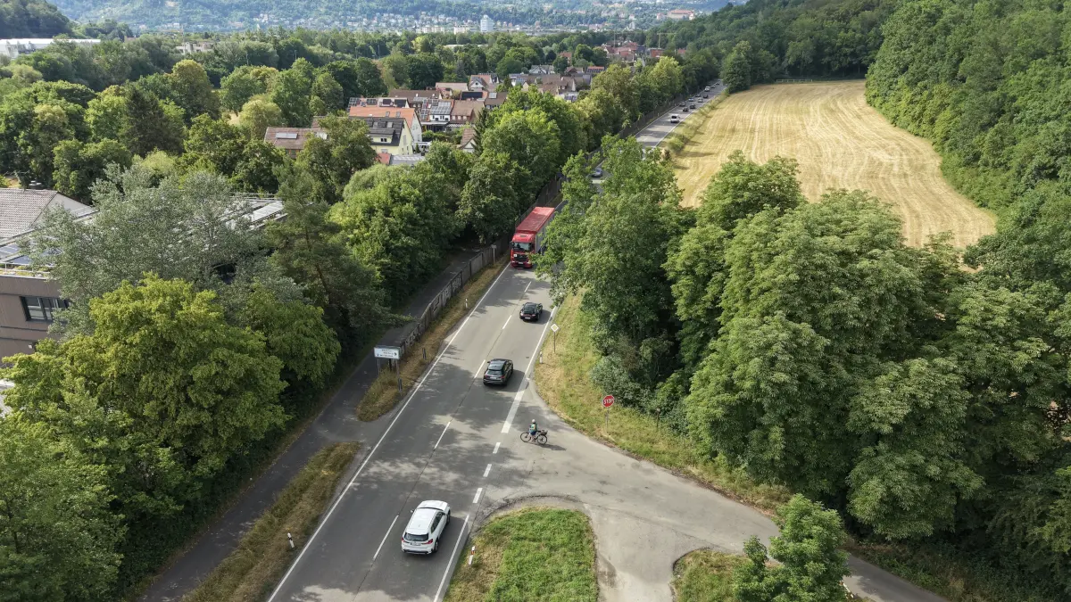 B27 Bläsiberg Gartenstadt Fahrradweg
