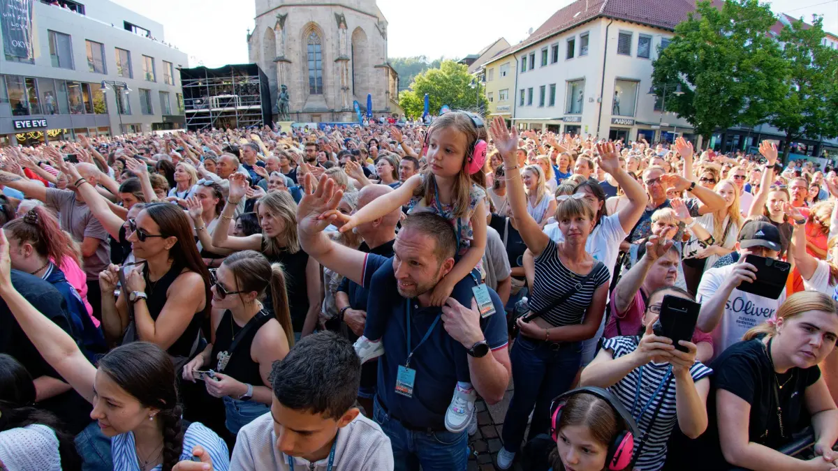 Calum Scott beim Balinger Marktplatz Open Air 2026.