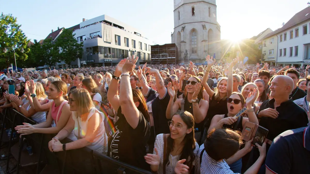Calum Scott beim Balinger Marktplatz Open Air 2026.