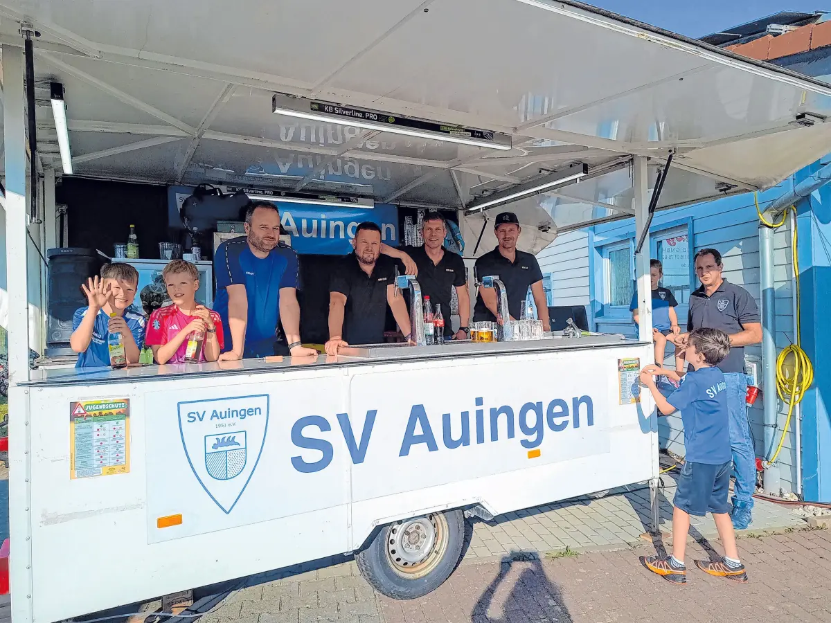 Viele Helferinnen und Helfer machen die Sportwoche erst möglich. ⇥Fotos: SV Auingen