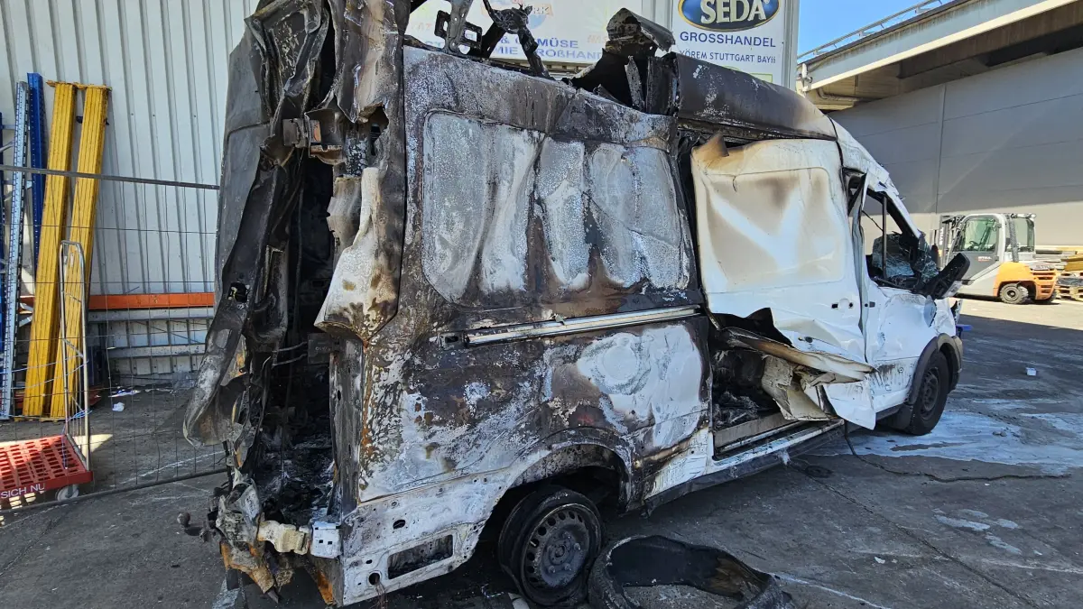 Nach dem Großbrand auf dem Stuttgarter Großmarkt
