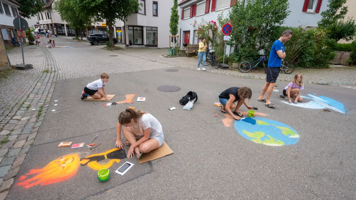 Rechberghausen Straßenmalwettbewerb KreideZeit 2026